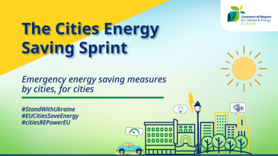 Οι δήμαρχοι μιλούν για τη μείωση της κατανάλωσης ενέργειας! Η καμπάνια Cities Energy Saving Sprint