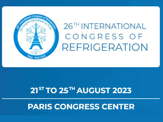 Πρόσκληση υποβολής εργασιών για το 26ο Διεθνές Συνέδριο Ψύξης IIR