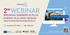 Δεύτερο διαδικτυακό σεμινάριο του PEB HUB: Καινοτομίες και εμπειρίες από έργα Plus Energy Buildings στην Ευρώπη