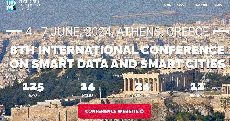 Πρόσκληση υποβολής εργασιών: 8ο Διεθνές Συνέδριο Smart Data & Smart Cities 2024