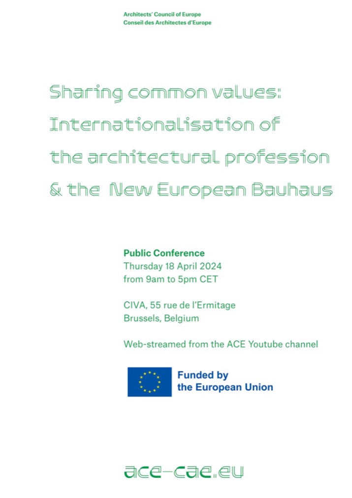 Διεθνοποίηση των Αρχιτεκτονικών Γραφείων και το Νέο  Ευρωπαϊκό Bauhaus