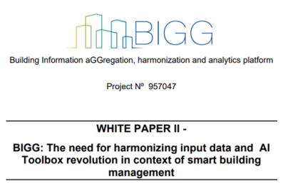 Δεύτερη Λευκή Βίβλος του έργου BIGG, για την εναρμόνιση των κτιριακών δεδομένων και την εφαρμογή Τεχνητής Νοημοσύνης στις μελέτες περίπτωσης