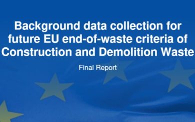 Background end of waste criteria of construction and demolition waste