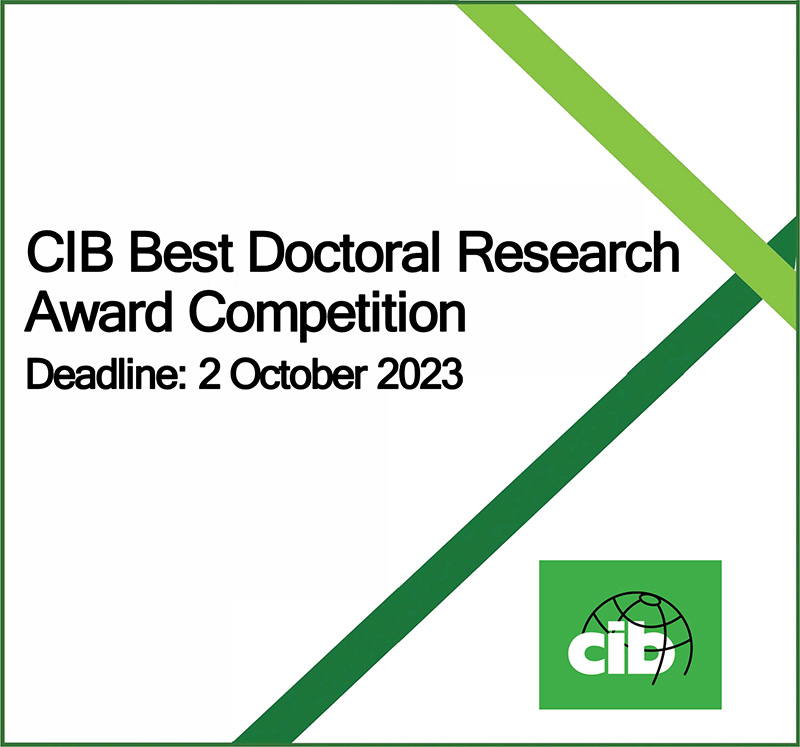 Πρόσκληση υποβολής υποψηφιοτήτων για το Βραβείο καλύτερης διδακτορικής διατριβής 2023 από το CIB