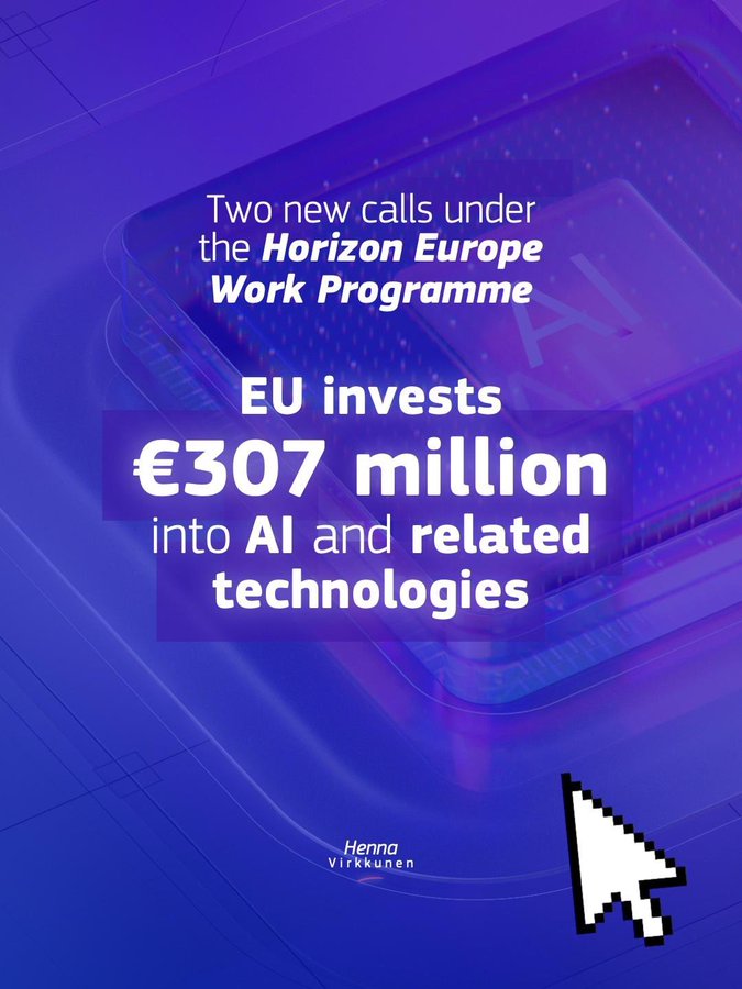 Η ΕΕ επενδύει πάνω από €307 εκατ. στην τεχνητή νοημοσύνη και τις στρατηγικές ψηφιακές τεχνολογίες
