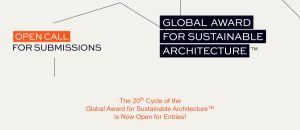 Πρόσκληση Συμμετοχής: Διεθνές Βραβείο Βιώσιμης Αρχιτεκτονικής