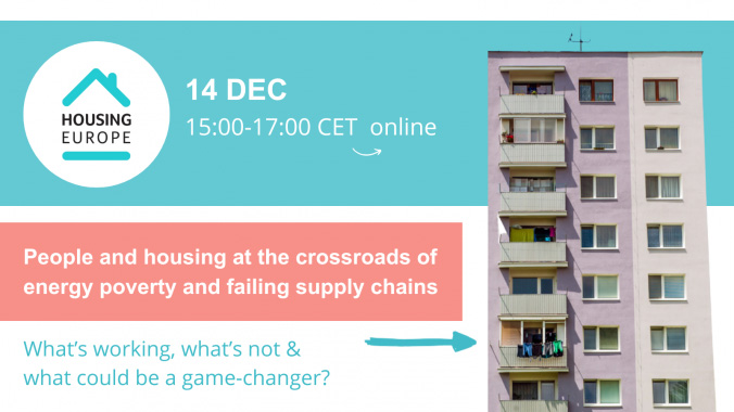Webinar: Άνθρωποι και κατοικίες στο σταυροδρόμι της ενεργειακής φτώχειας και της αστοχίας των αλυσίδων εφοδιασμού, 14/12/2022