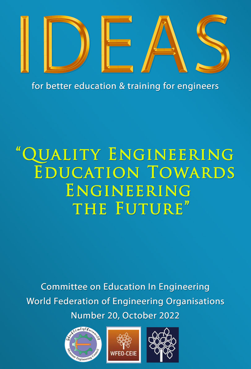 Το IDEAS το περιοδικό Engineering Education Journal της WFEO, θα επανεκδοθεί, χάρη στο Συμβούλιο Μηχανικών της Μιανμάρ