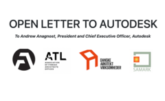Ανοιχτή επιστολή αρχιτεκτονικών συλλόγων προς την εταιρεία λογισμικού Autodesk