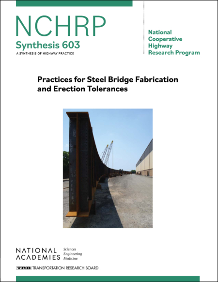 Βιβλίο για τις πρακτικές ανοχής στην κατασκευή και ανέγερση χαλύβδινων γεφυρών. Έκδοση 2023 του The National Academies Press, Washington, DC