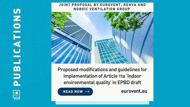 Προτεινόμενες τροποποιήσεις και κατευθυντήριες γραμμές για την εφαρμογή του άρθρου 11α “Ποιότητα περιβάλλοντος εσωτερικών χώρων” στο σχέδιο EPBD