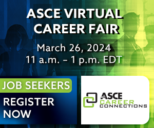 Spring ’24 ASCE Virtual Career Fair. Εικονική Ημερίδα Καριέρας από την ASCE.