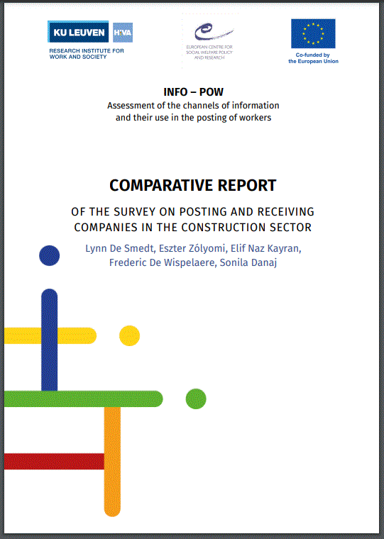 Συγκριτική έκθεση της έρευνας σχετικά με τις εταιρείες απόσπασης και υποδοχής εργαζομένων στον κατασκευαστικό τομέα