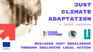 Webinar: Κλιματική Προσαρμογή με Κοινωνική Δικαιοσύνη. Στο Επίκεντρο οι Ευάλωτες Κοινότητες