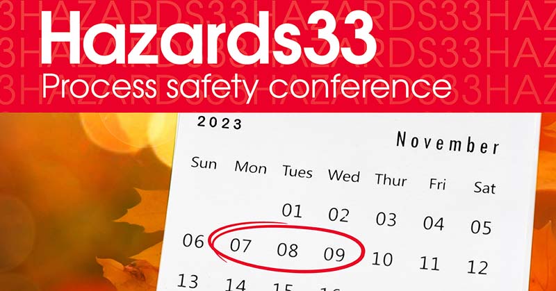 Διάσκεψη για την ασφάλεια των διεργασιών: Hazards 33